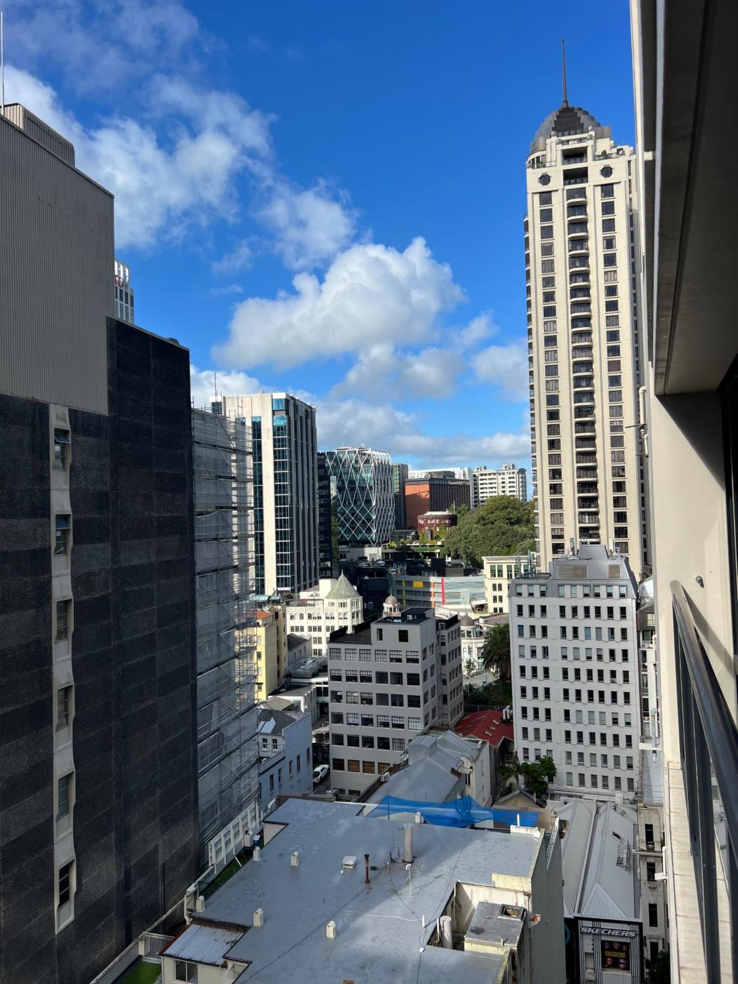 Highrise Studio Apartment W/ Ac, Pool & Gym In Auckland Cbd Exterior photo